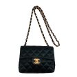 Chanel Vintage Mini Black Satin Cross Body Bag Sale