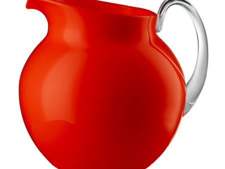 PALLA GLAZED PITCHER IN RED Online Hot Sale