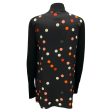 Akris Punto Black Multi Polka Dot Printed Silk and Wool Knit Tank Top and Cardigan Two-Piece Sweater Set For Sale