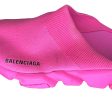 Balenciaga Hot Pink Knit Speed Mules Online now