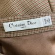 Christian Dior Brown Multi Houndstooth Wool Dress Cheap