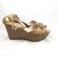 Ferragamo Suede Wedge Sandal. Size 9 Discount