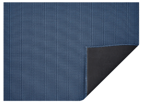 RIBWEAVE MEDIUM FLOOR MAT IN INDIGO Online Sale