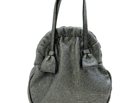 Moschino Cheap And Chic Silver Metallic Glitter Bag Online Hot Sale