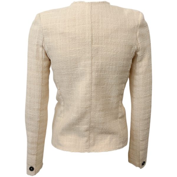 Isabel Marant Etoile Ivory Boucle Double Breasted Jacket Cheap