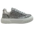 Casadei Silver Glitter Off Road Stargate Sneakers Sale