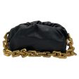 Bottega Veneta Black   Gold Calfskin Leather The Chain Pouch Bag Online