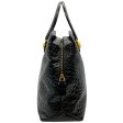 Versace Vintage 1990 s Black Croc Embossed Satchel Online