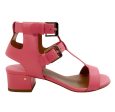 Laurence Dacade Pink Leather Daho Gladiator Sandals Online now