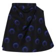 Alexander McQueen Black   Blue 2023 Iris Print Skirt Online Hot Sale