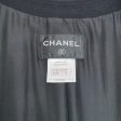 Chanel Black Crepe Double Breasted Jacket with Tails Discount