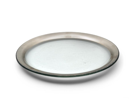 ROMAN ANTIQUE DINNER PLATE IN PLATINUM Online Sale