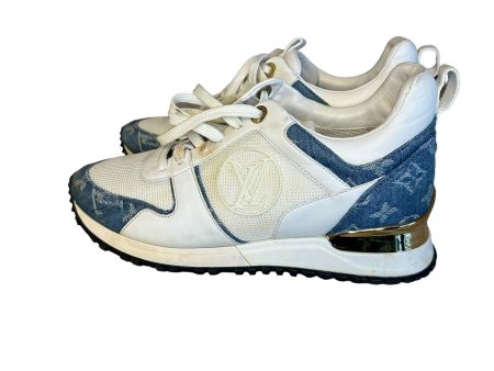 Louis Vuitton Blue Denim Runaway Sneakers Discount