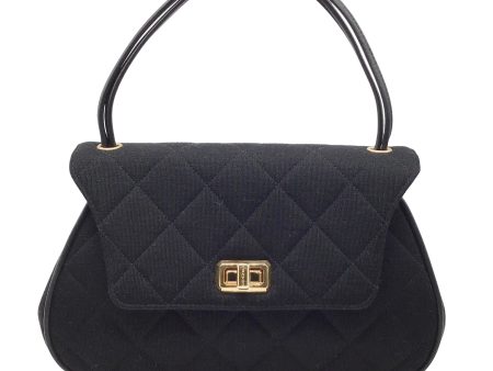 Chanel Mademoiselle 1995 Black Shoulder Bag For Discount