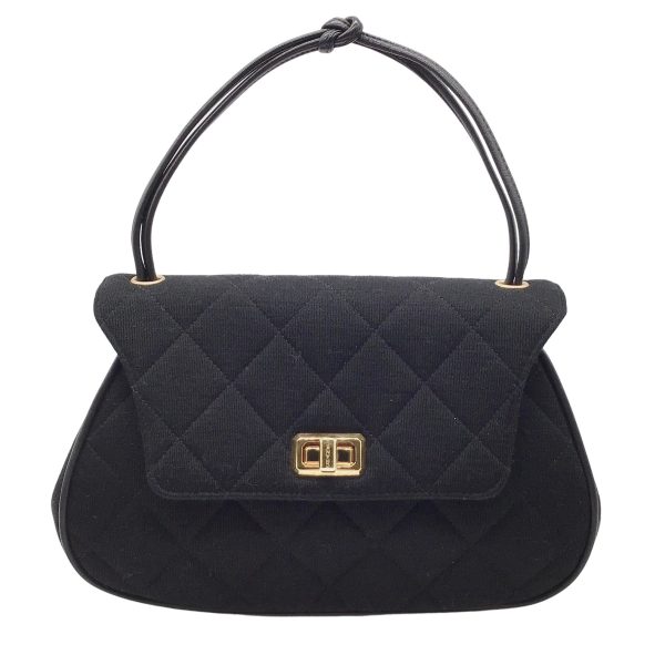 Chanel Mademoiselle 1995 Black Shoulder Bag For Discount