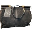 Dolce & Gabbana Handbag Sicily bag Brown Shearling Leather Discount