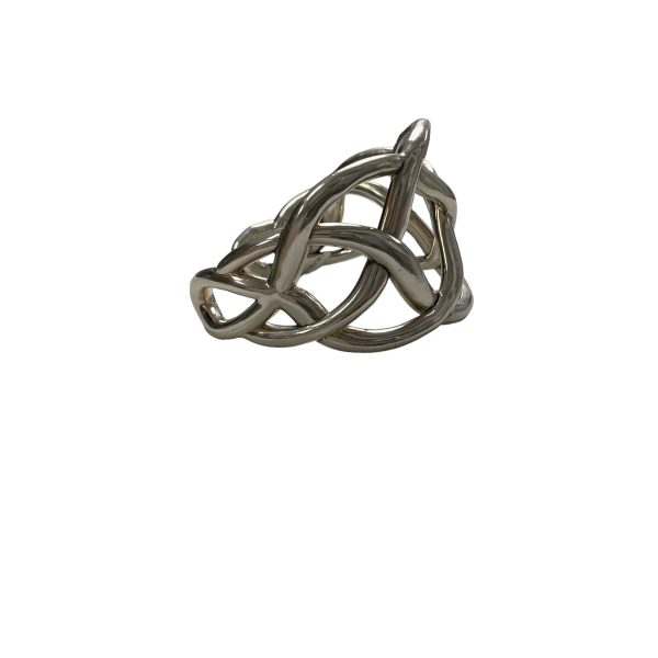 Sterling Silver Latice Cuff Hot on Sale