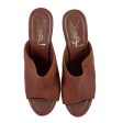 Vintage YSL Open Toe Mules. Size 37.5 Sale