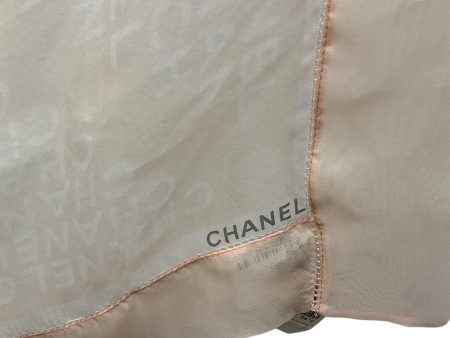 Chanel Sheer Logo Scarf Fashion