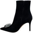 Gianvito Rossi Black Suede Jaipur Booties Online Hot Sale