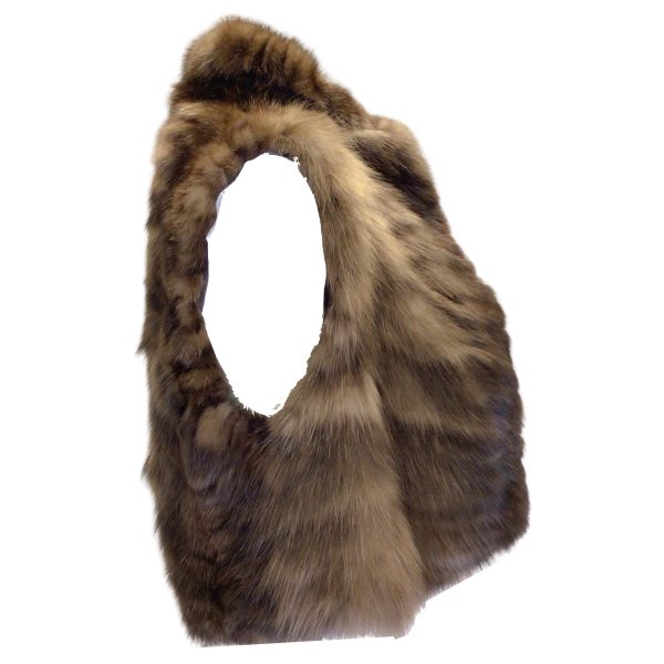 Edwards-Lowell of Beverly Hills Brown Cropped Sable Fur Vest Online