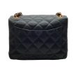 Chanel Vintage Mini Black Satin Cross Body Bag Sale