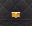 Chanel Mademoiselle 1995 Black Shoulder Bag For Discount