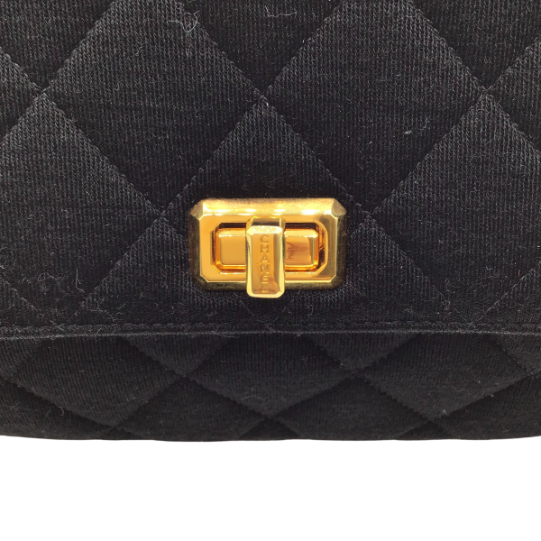 Chanel Mademoiselle 1995 Black Shoulder Bag For Discount