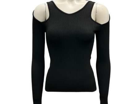 Coperni Black Cut-Out Detail Ribbed Knit Top Online now