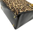 Christian Dior Brown Leopard Pony Lady Bag For Sale