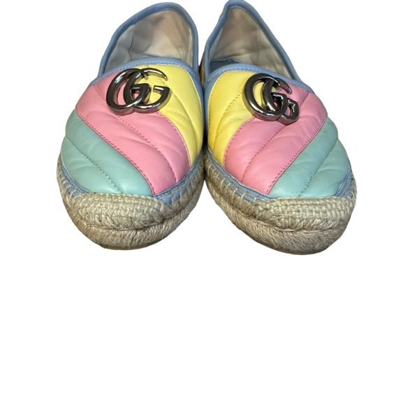 Gucci Rainbow Marmont Espadrilles on Sale