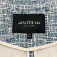 Lafayette 148 NY Blue   White Tweed Moto Jacket For Discount