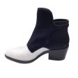 Alexander Wang White   Black Leather and Calf Hair Boots Discount