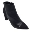 Longchamp Black Star Studded Pointed Toe Leather Ankle Boots Online