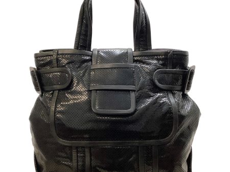 Pierre Hardy Black Perforated Leather Tote For Cheap