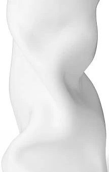 TALL COLLAPSE VASE IN WHITE on Sale