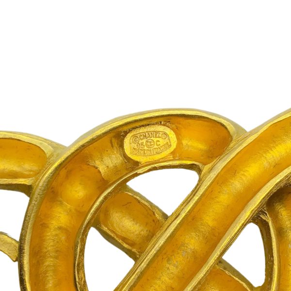 Chanel Gold Cruise 1995 Cc Infinity Brooch Online