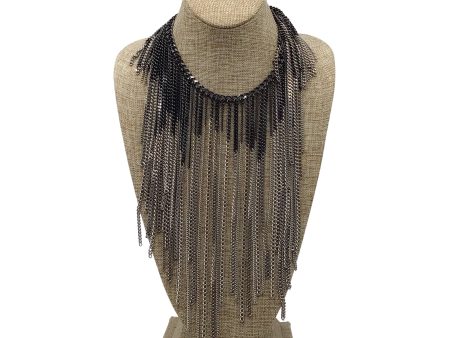 Chanel 2014 Multi Strand Fringe Chain Necklace Sale