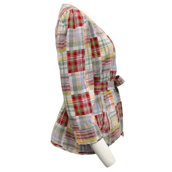 Cinq à Sept Multi Meadow Plaid Triss Jacket Supply