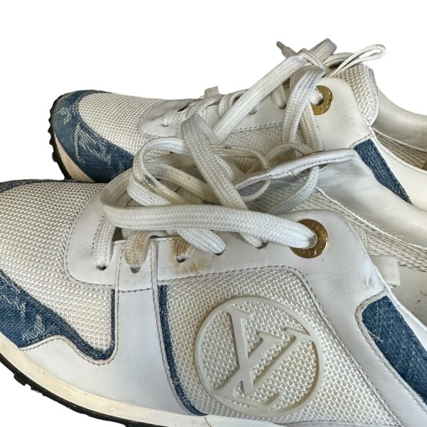 Louis Vuitton Blue Denim Runaway Sneakers Discount