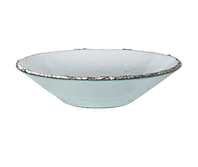 EDGEY ROUND BOWL IN PLATINUM Online Sale