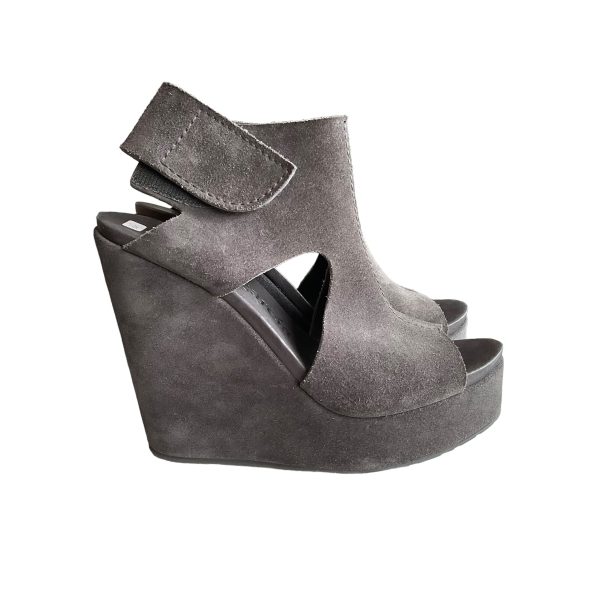 Pedro Garcia Suede Platform Wedges. Size 38 Sale