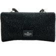 Valentino Black Crystal Rock Stud Va Va Voom Shoulder Bag on Sale