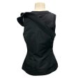 Alexander McQueen Black 2023 Asymmetric Sleeveless Top For Discount