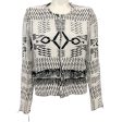 Iro Black   White Knit Print Open Front Kerr Jacket Sale