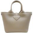 Longchamp Extra Small Ivory Leather Le Roseau Tote For Sale