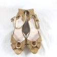 Ferragamo Suede Wedge Sandal. Size 9 Discount