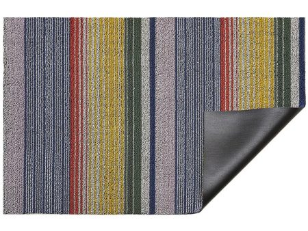 POP STRIPE UTILITY MAT IN MULTI For Sale