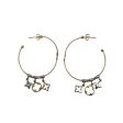 Louis Vuitton Gold   Silver   Rose Gold Monogram 14K Gold Hoop Earrings Supply