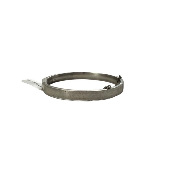 Sterling Silver Hinged Bangle on Sale